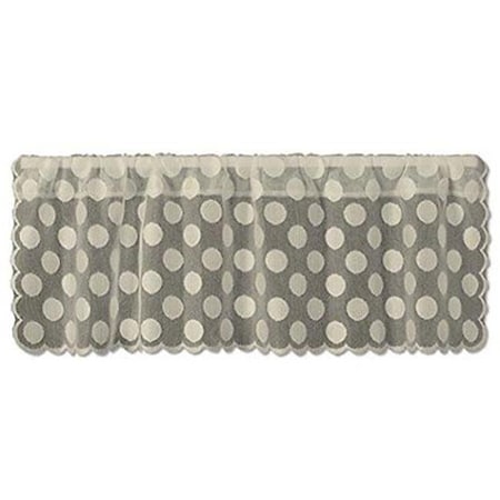 Heritage Lace Heritage Lace 8315C-4214 42 x 14 in. Polka Dot Valance 8315C-4214
